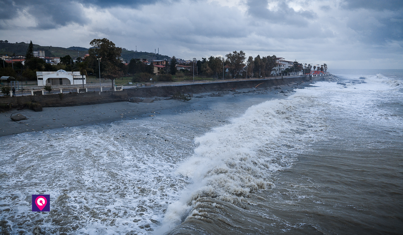 Melito Ciclone Harry Lungomare Danni