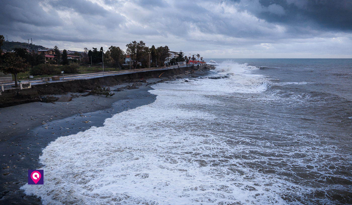 Melito Ciclone Harry Lungomare Danni