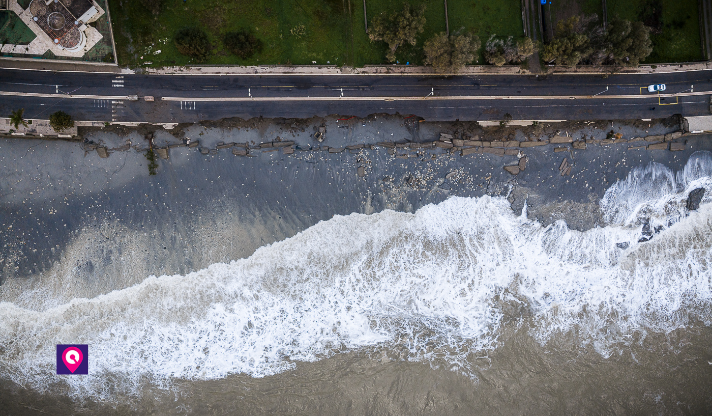 Melito Ciclone Henry Lungomare Danni