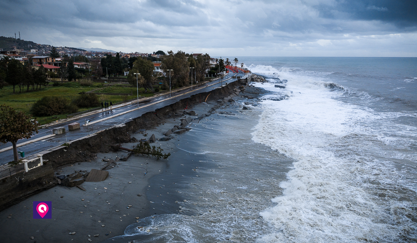 Melito Ciclone Henry Lungomare Danni