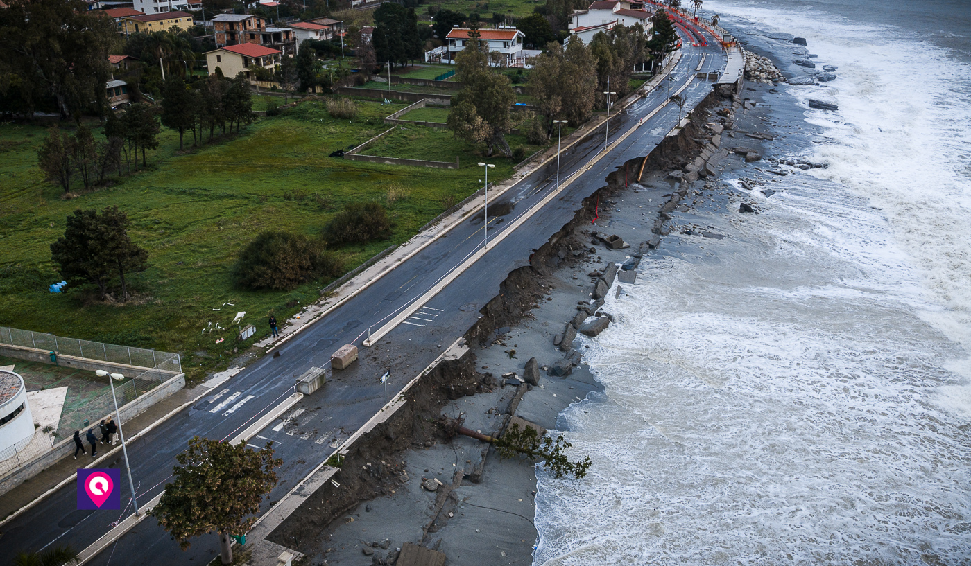 Melito Ciclone Henry Lungomare Danni
