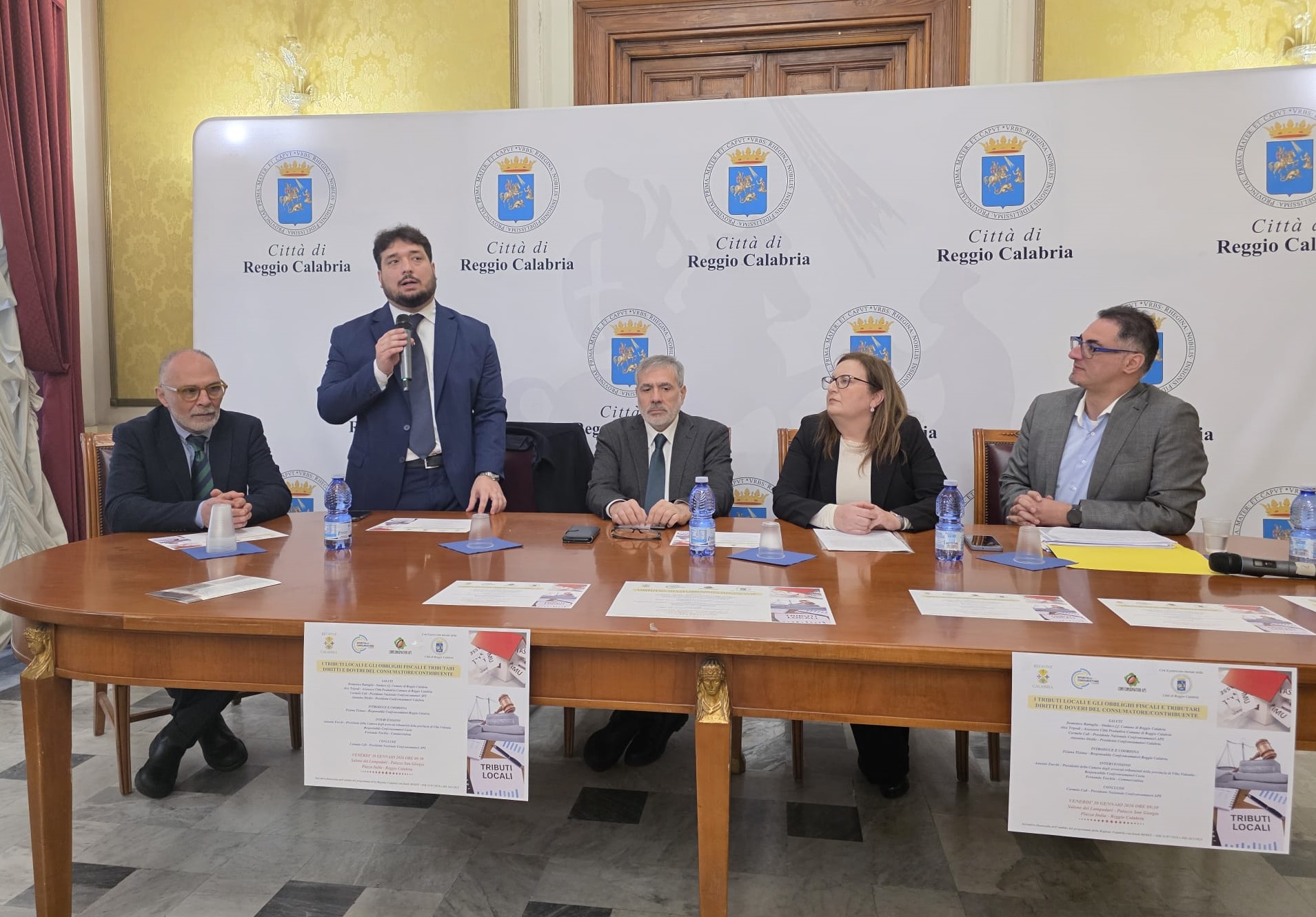 Sala dei Lampadari Confoconsumatori Tripodi gennaio