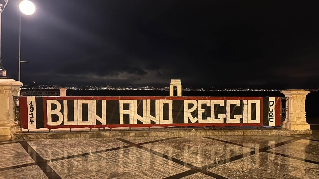 Striscione ultras buon anno