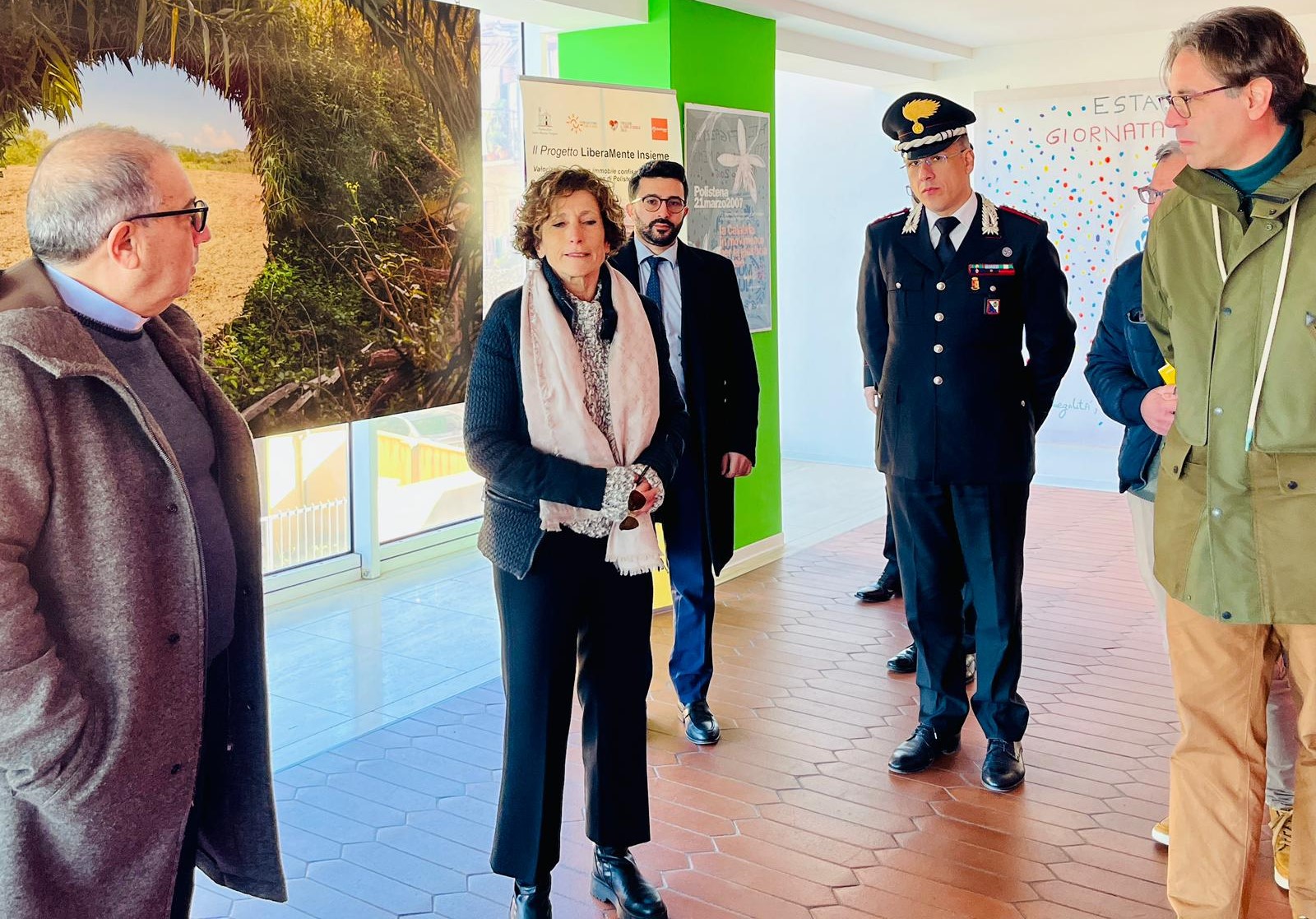 beni confiscati piana visita prefetto vaccaro ()