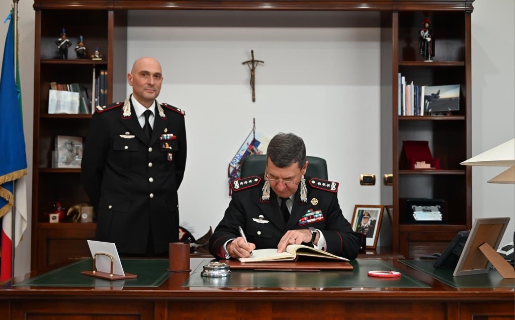 Reggio, il Generale di Corpo d’Armata Domizi in visita al Comando Provinciale dei Carabinieri