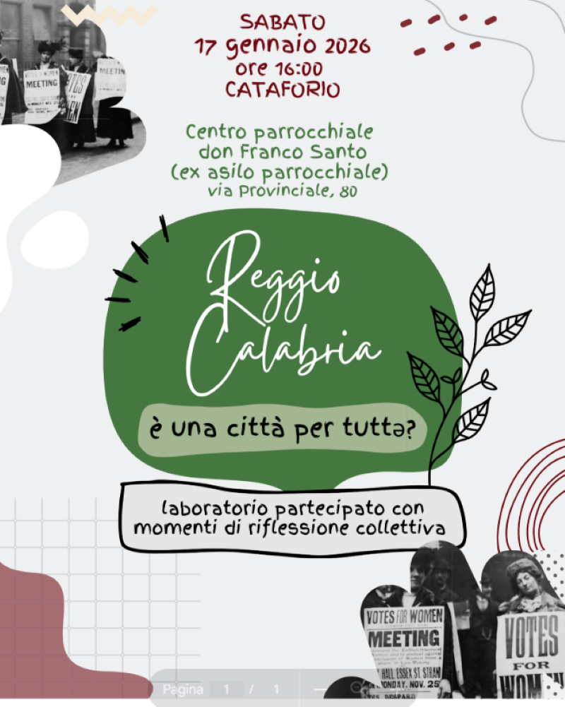 locandina laboratorio parità di genere