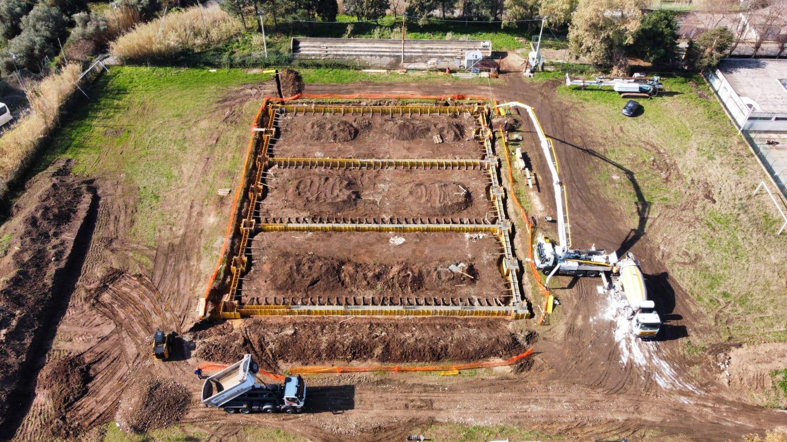 palmi lavori nuovo palazzetto