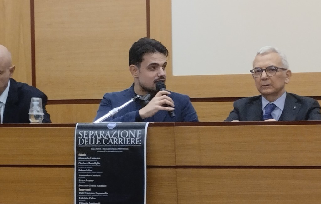 Capomolla al dibattito di Nazione Futura:”La separazione non incide sull’autonomia dei pm”