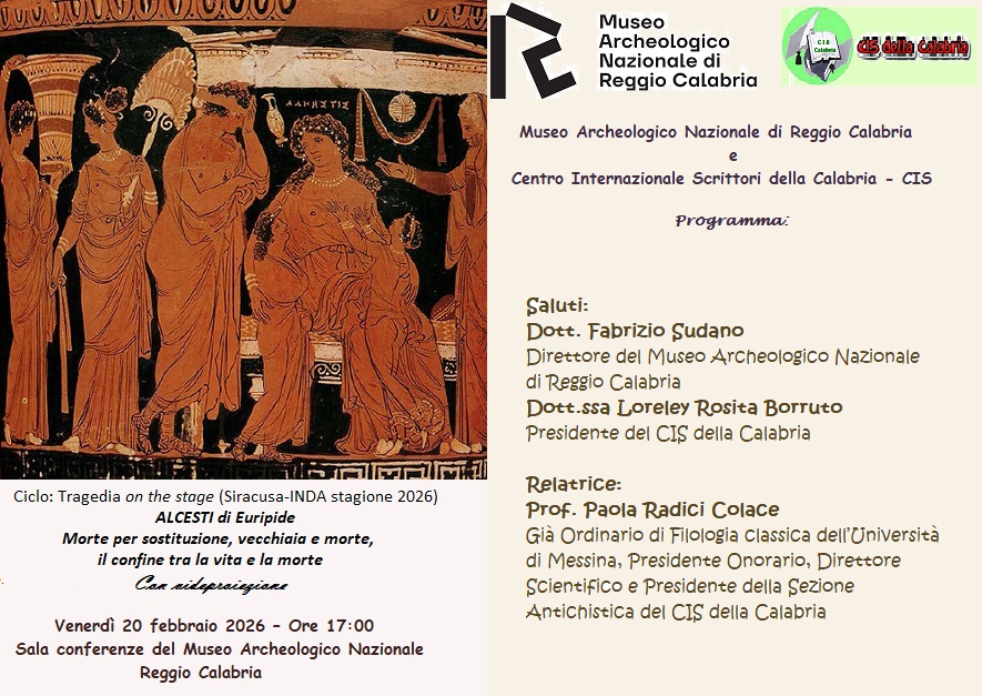 Foto manifesto Alcesti di Euripide