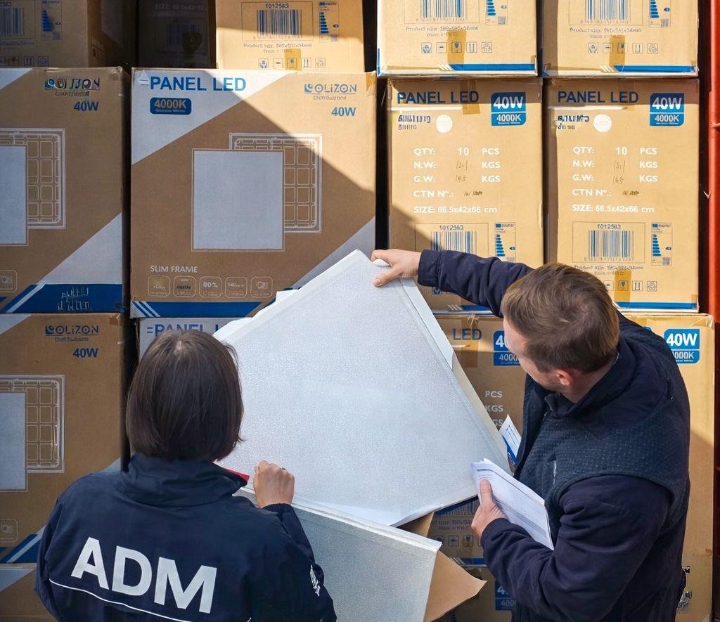 Porto di Gioia Tauro, maxi sequestro di oltre 3500 pannelli LED contraffatti: una denuncia