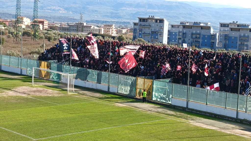 Tifosi Reggina a Lamezia