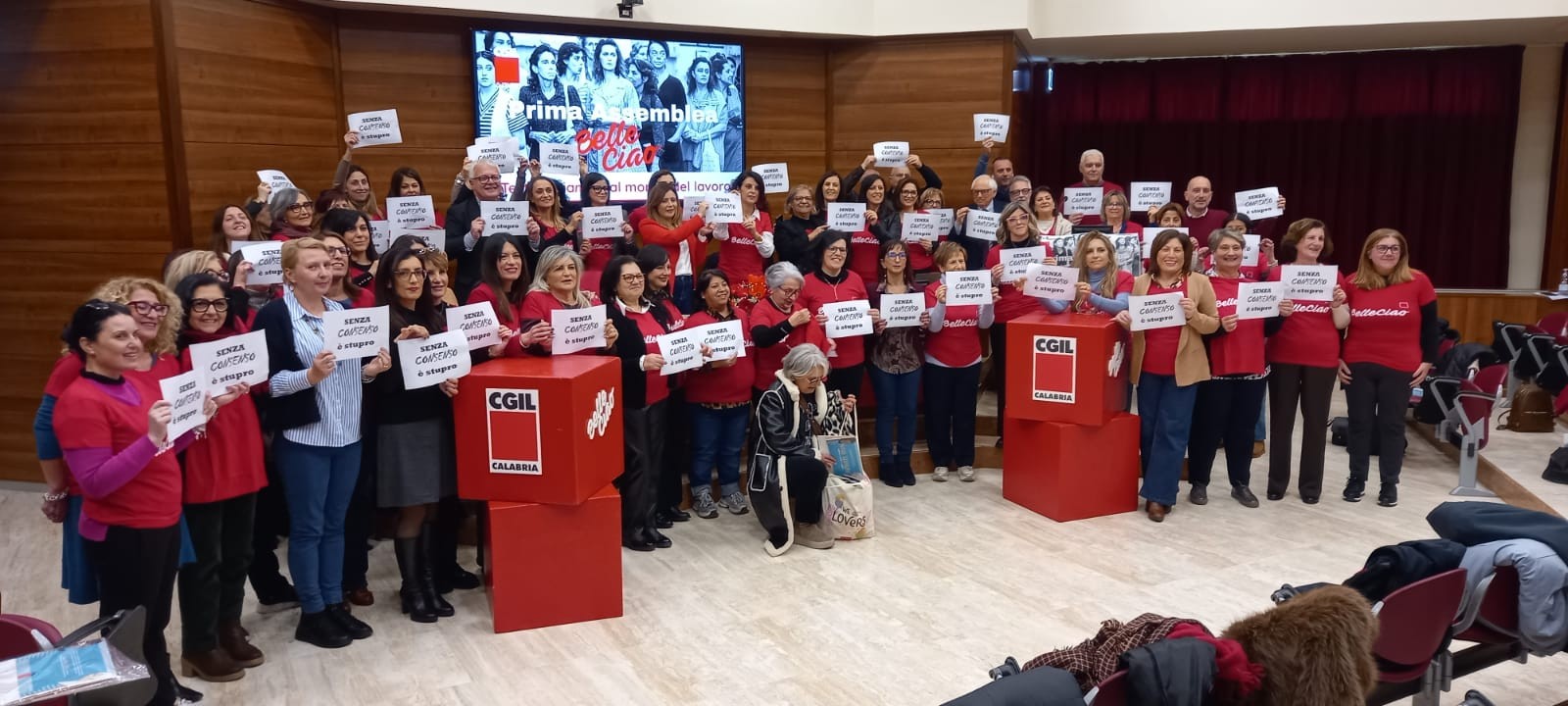 assemblea belle ciao cgil calabria