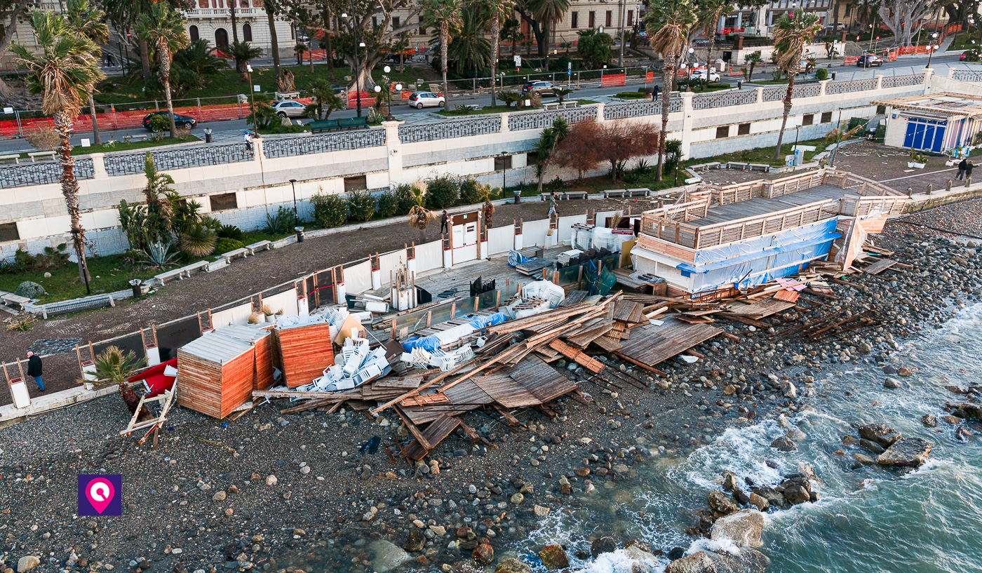 danni ciclone ulrike lungomare reggio rc lidi