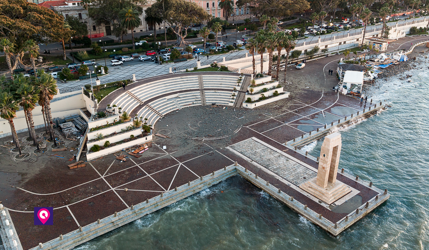 danni ciclone ulrike lungomare reggio rc lidi