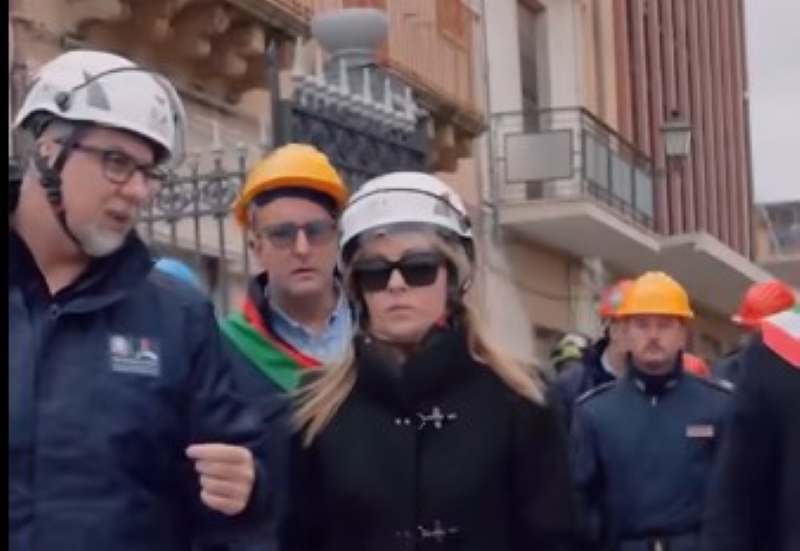 giorgia meloni niscemi