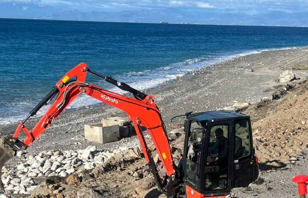 lavori melito lungomare ciclone harry