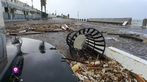 maltempo lungomare rc ciclone ulrike ()