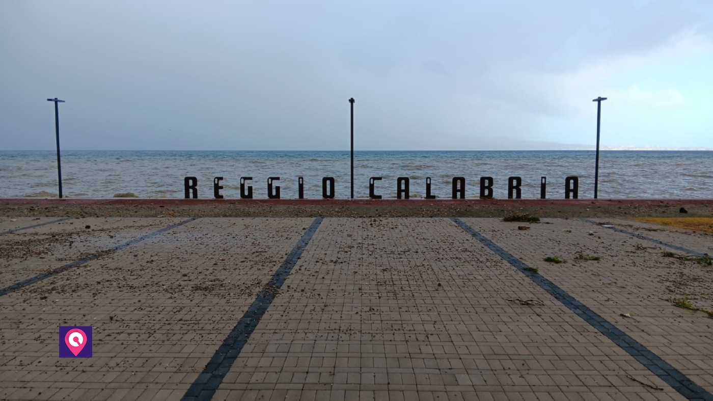 maltempo lungomare rc ciclone ulrike ()