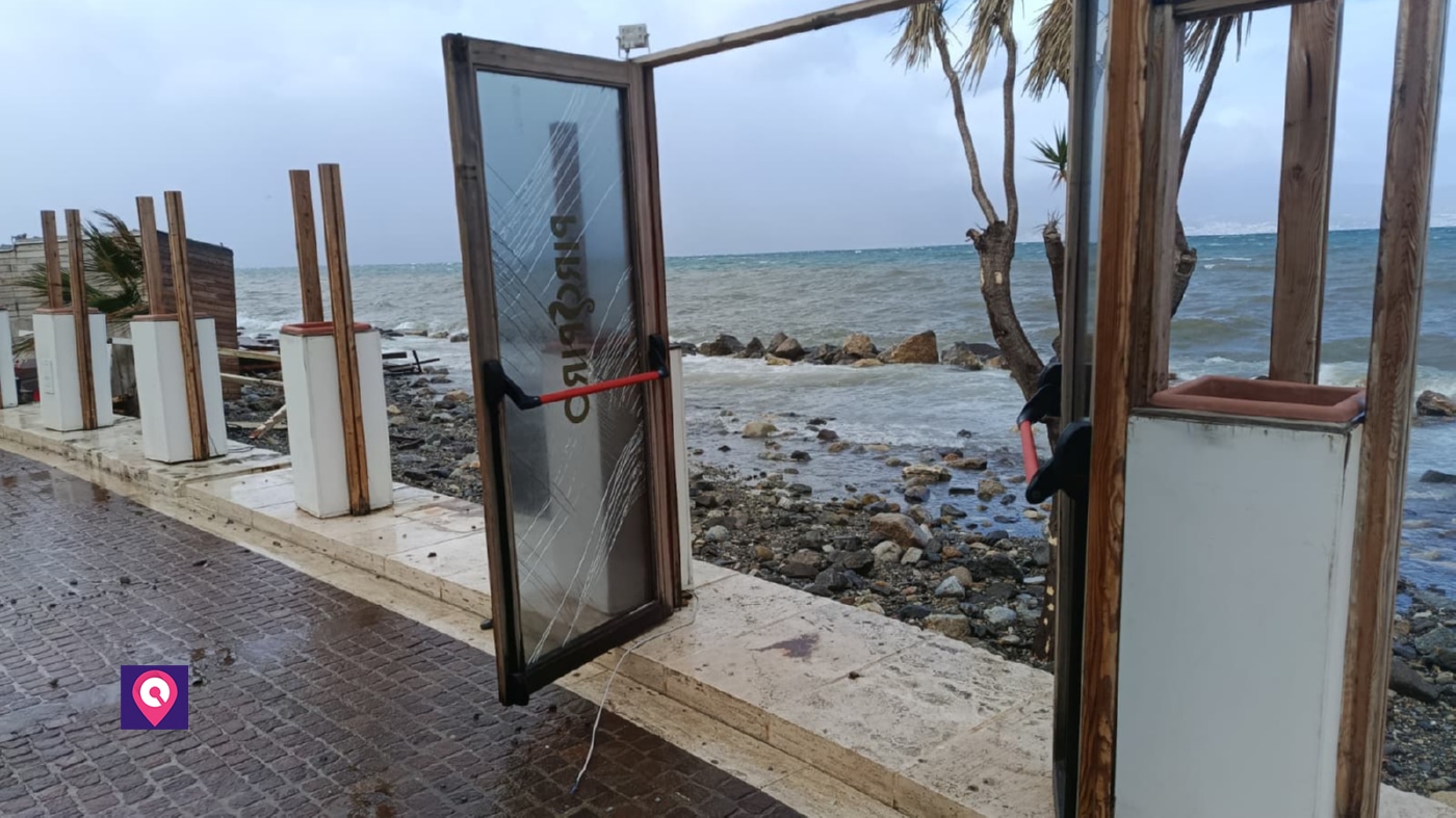 maltempo lungomare rc ciclone ulrike ()