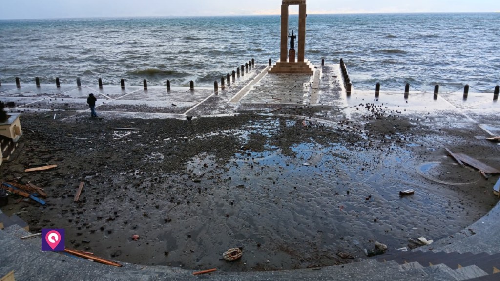 maltempo lungomare rc ciclone ulrike ()