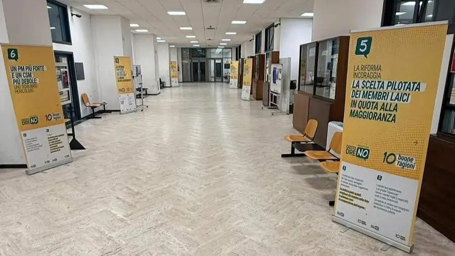 manifesti referendum no tribunale rc