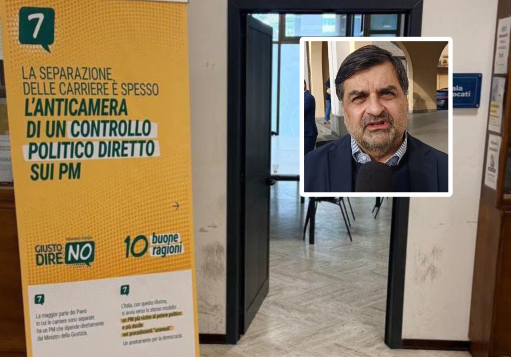 Reggio, roll-up per il NO in tribunale. Palamara: ‘I Palazzi di giustizia restino fuori dalla contesa’ – VIDEO