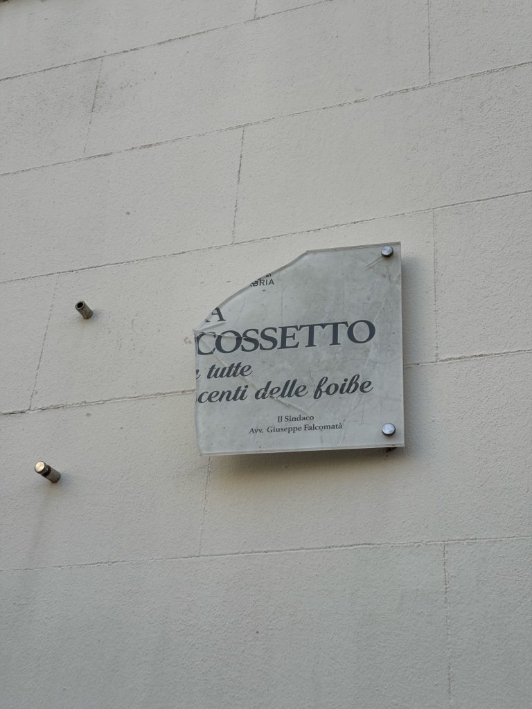 targa Norma Cossetto ()