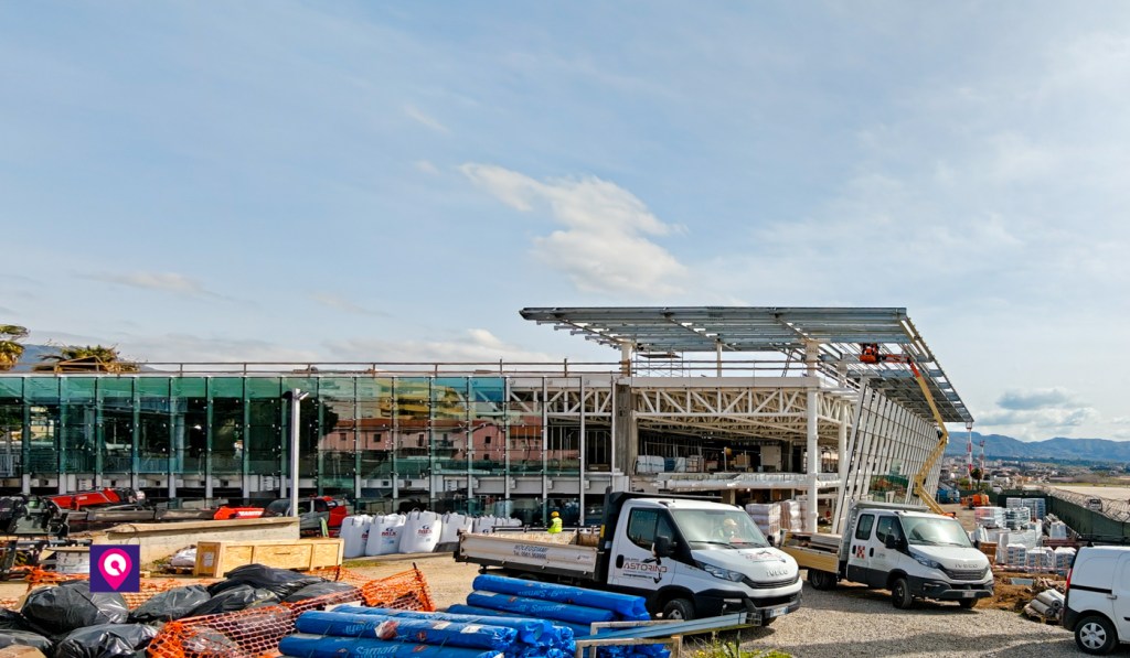 Aeroporto rc tito minniti lavori terminal partenze
