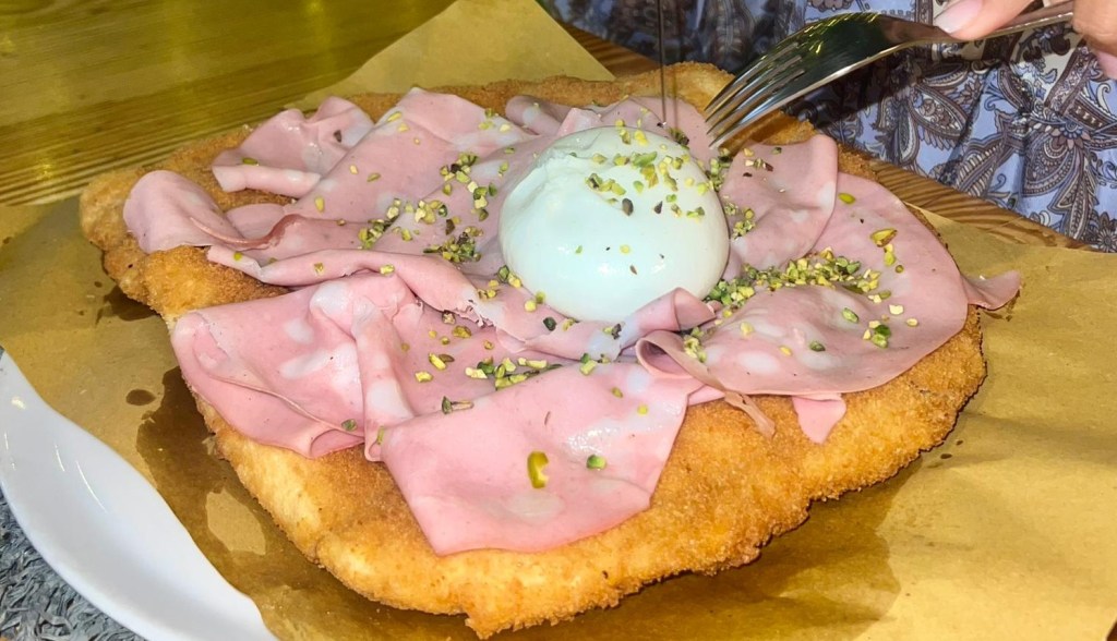 Cotoletta e mortadella Hostaria Campi