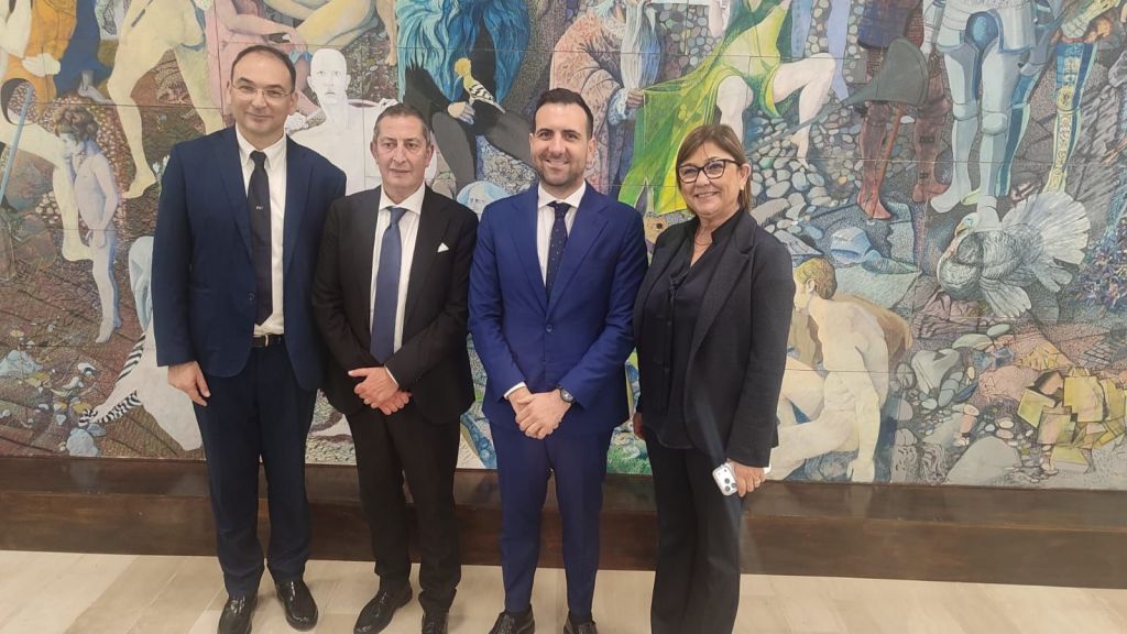 Da sinistra Fabio Colella Ettorre Cirillo e Valentina Colella