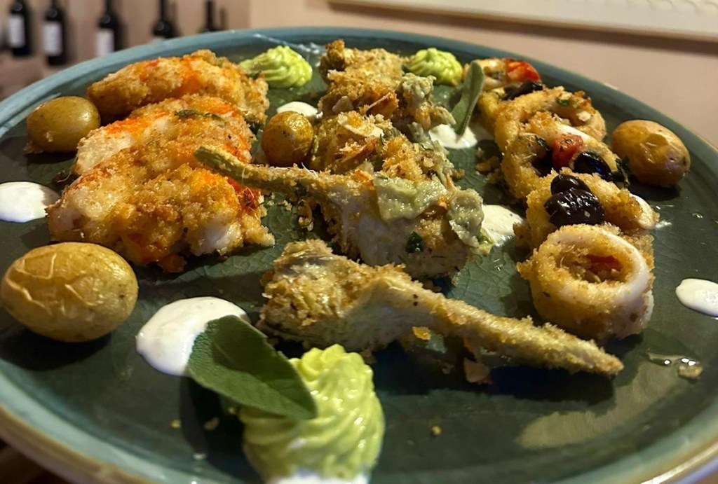 Frittura mista Hostaria Campi