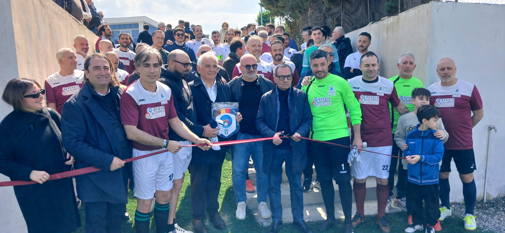 Inaugurazione campo Catona nastro