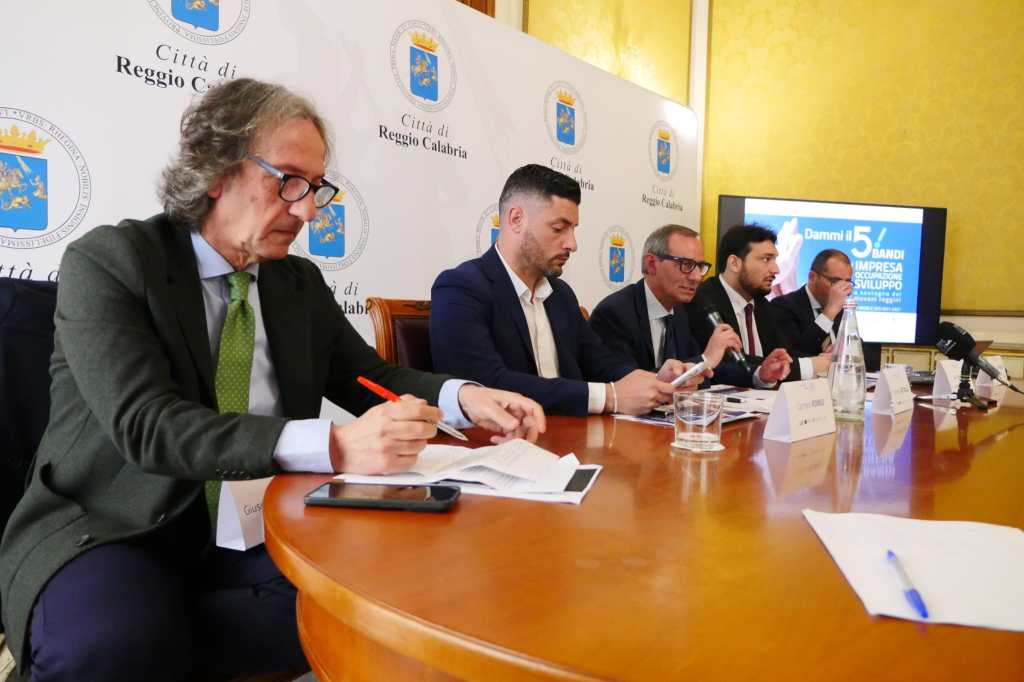 Reggio, presentato ‘Dammi il 5!’: oltre 10 milioni per impresa, occupazione e sviluppo