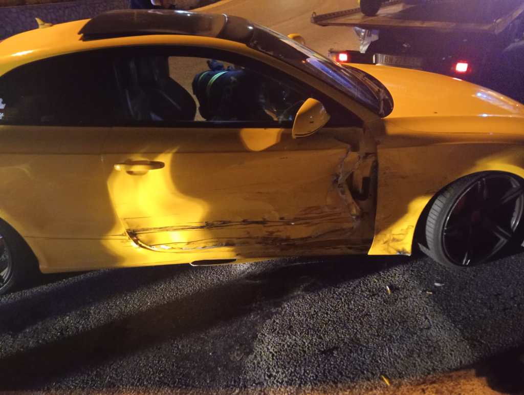 incidente audi gialla