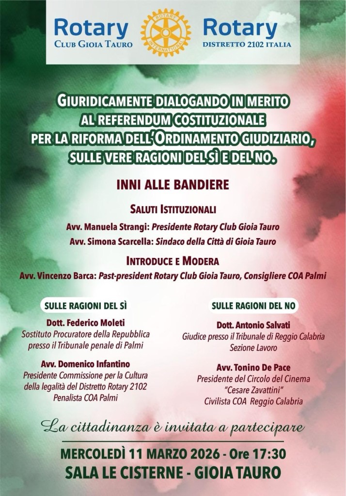 incontro giusto dire no referendum giustizia ()