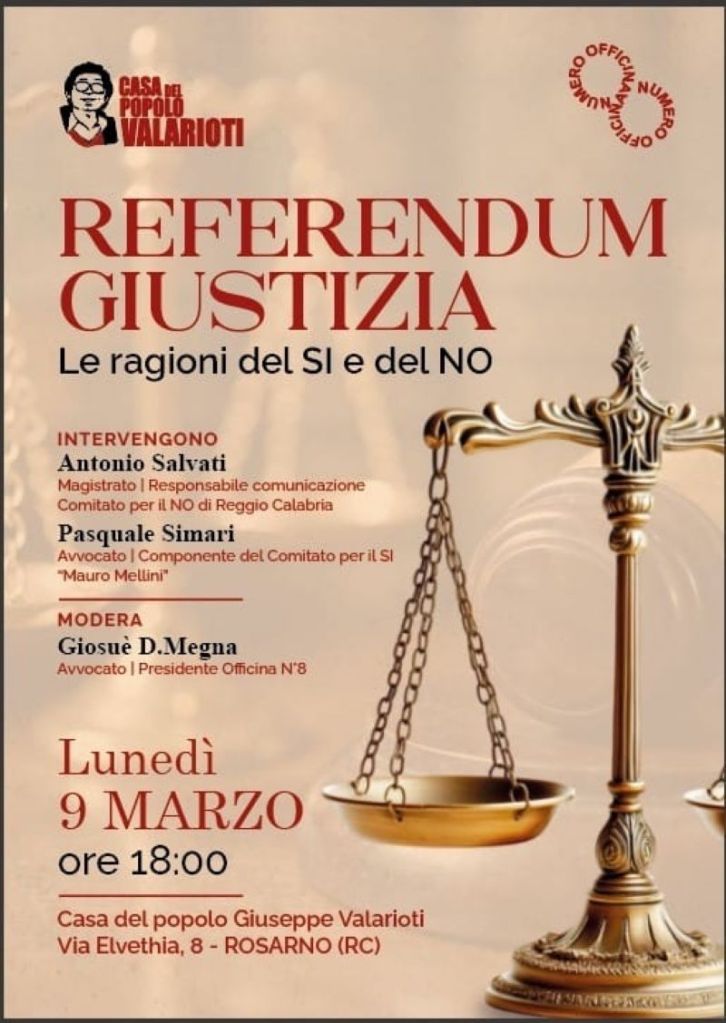 incontro giusto dire no referendum giustizia ()
