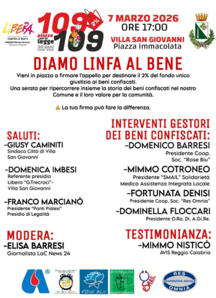 locandina evento libera villa san giovanni