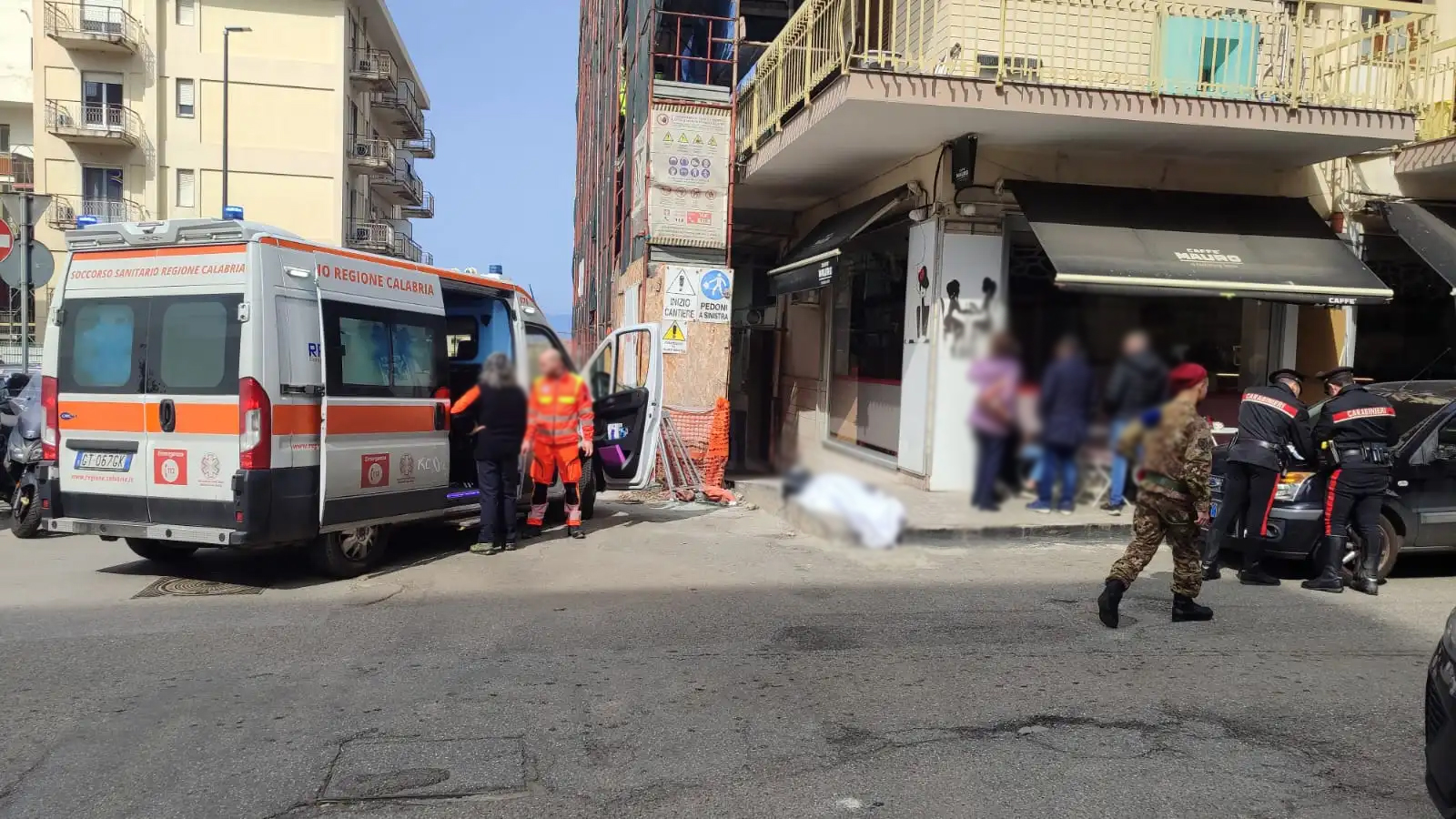 malore strada decesso anziano