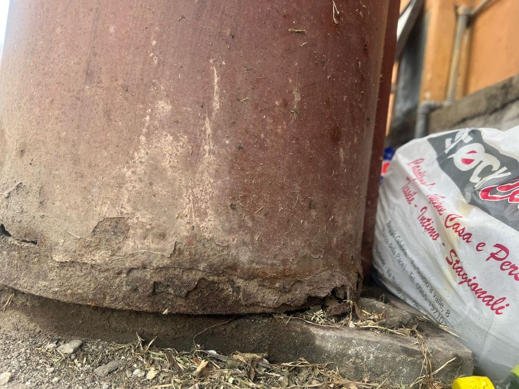 struttura cartellone pericolante reggio calabria