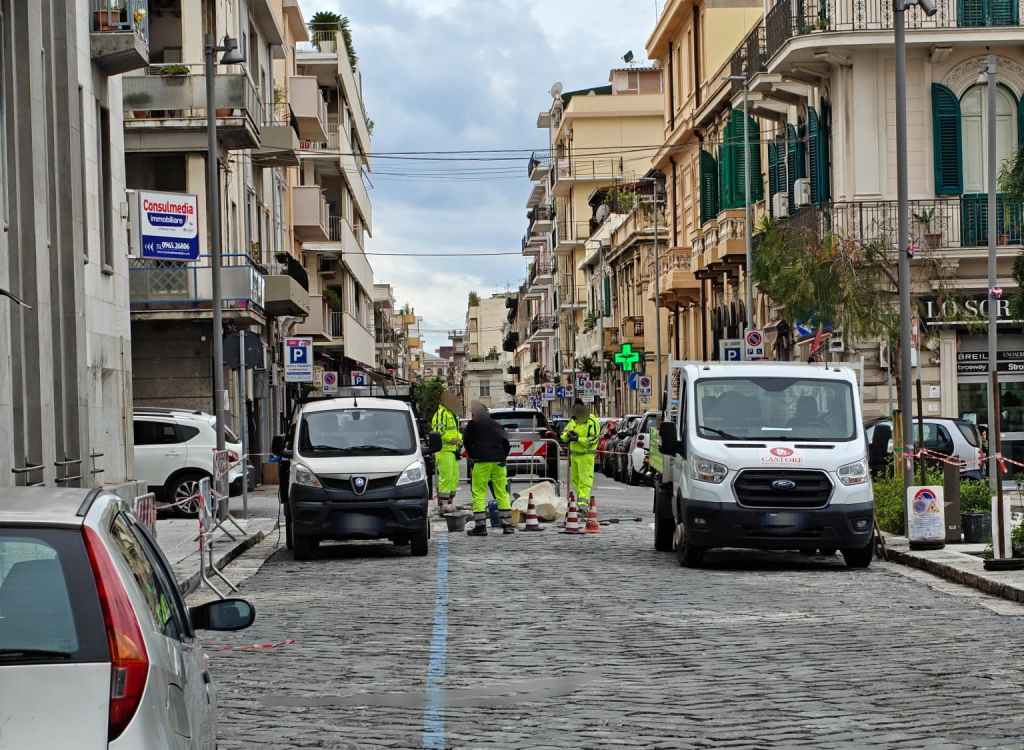 via demetrio tripepi riaperta lavori reggio calabria ()