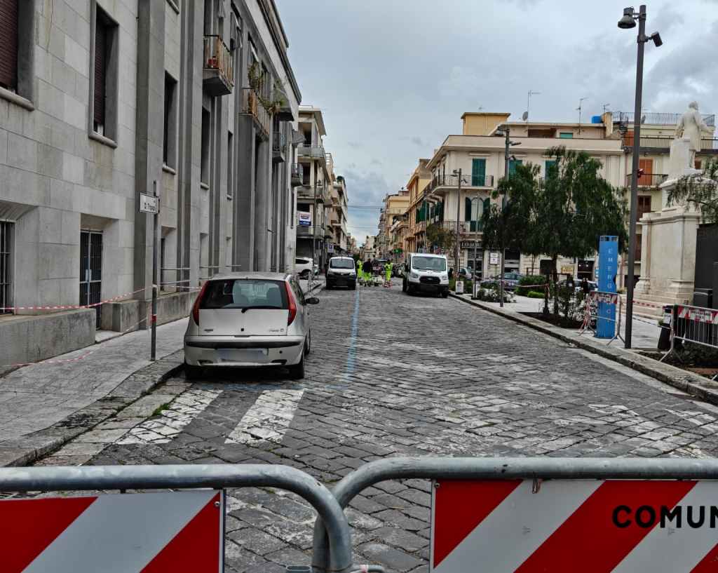 via demetrio tripepi riaperta lavori reggio calabria ()