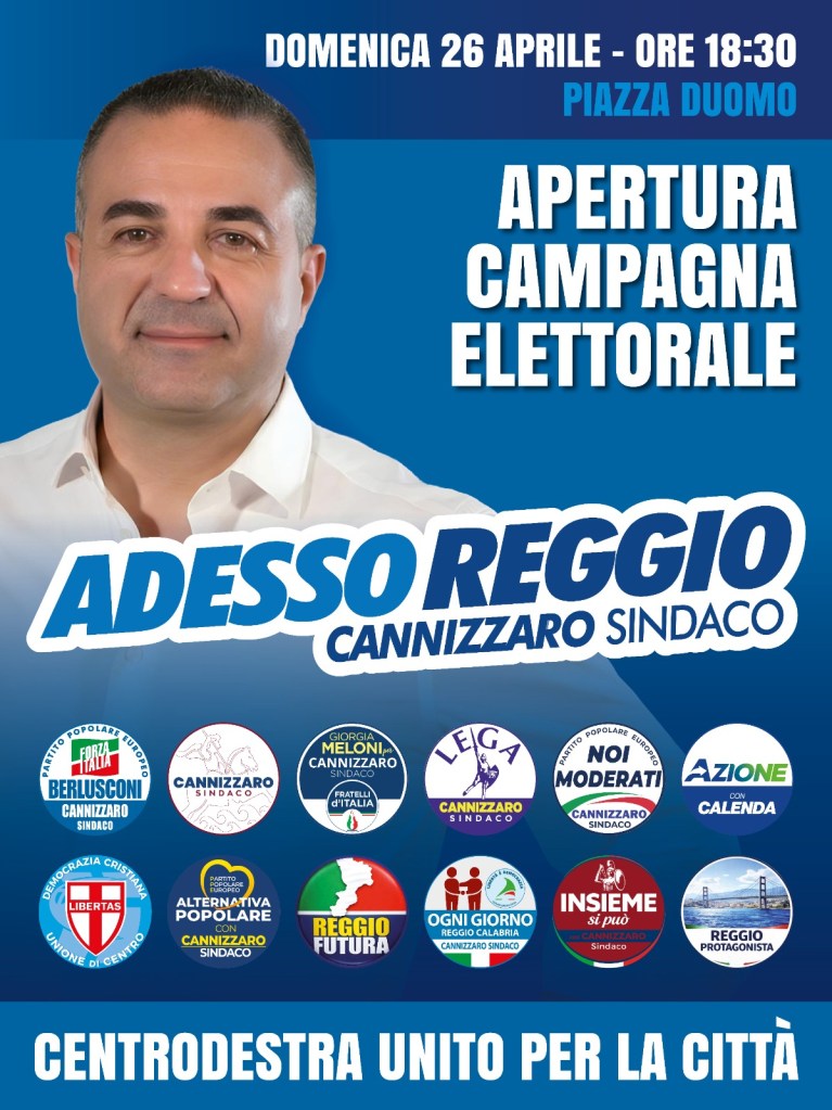 ADESSO REGGIO apertura campagna elettorale