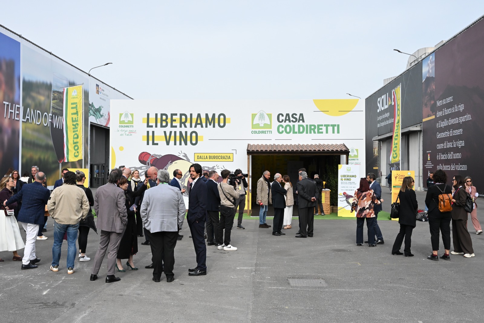 Il Padiglione della Coldiretti a Vinitaly