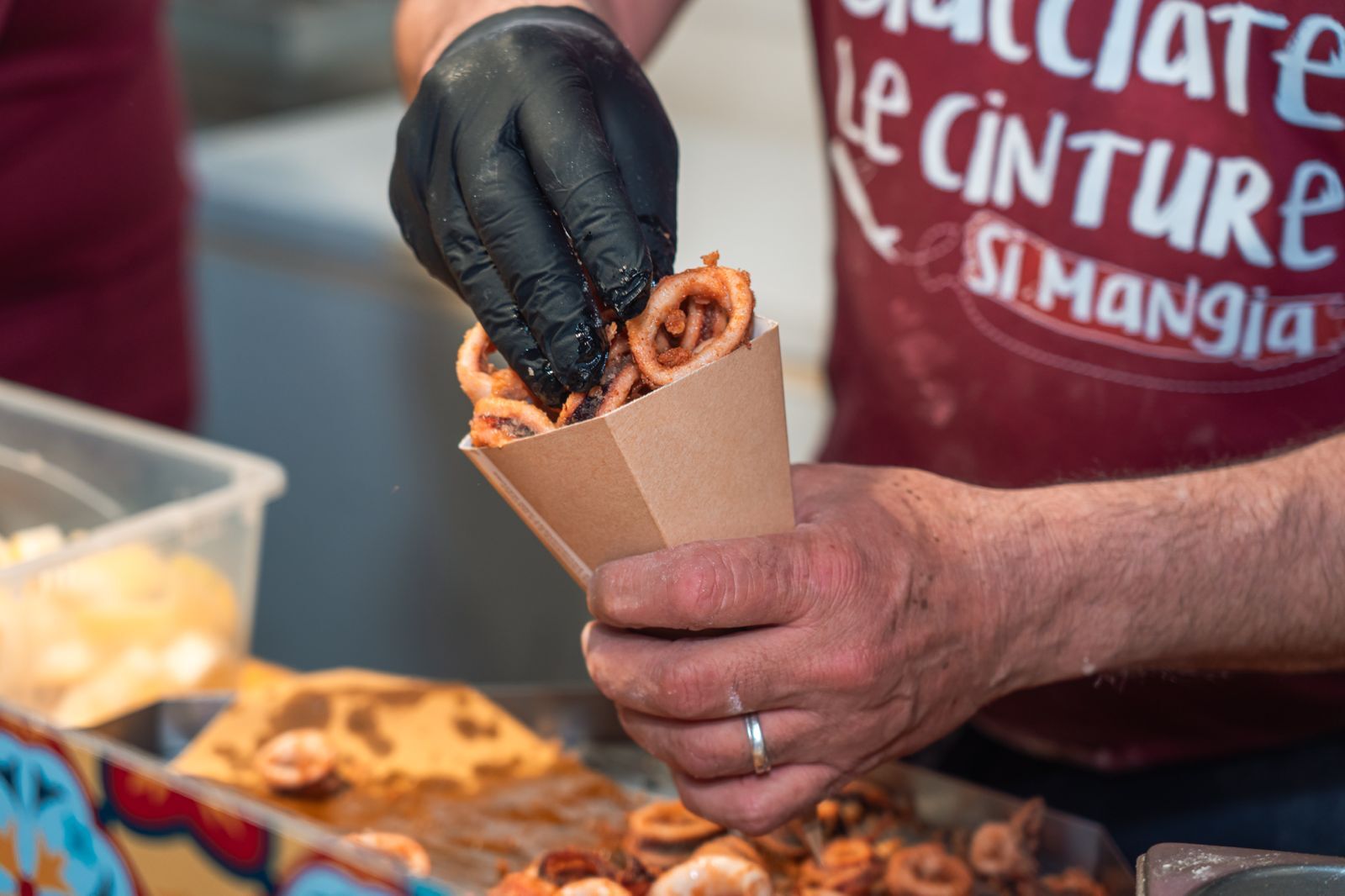 Una delle tante specialità proposte street food