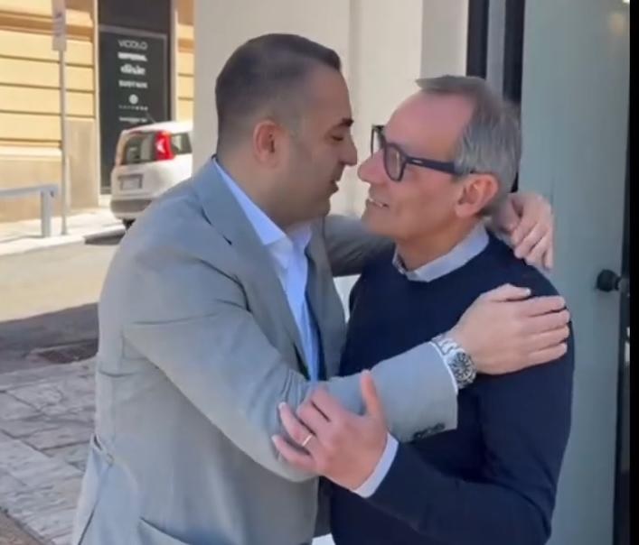 cannizzaro battaglia abbraccio