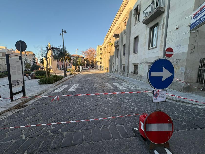 Piazza De Nava, FI: ‘Meno di 30 metri di strada il cantiere più complicato di Reggio’ – FOTO