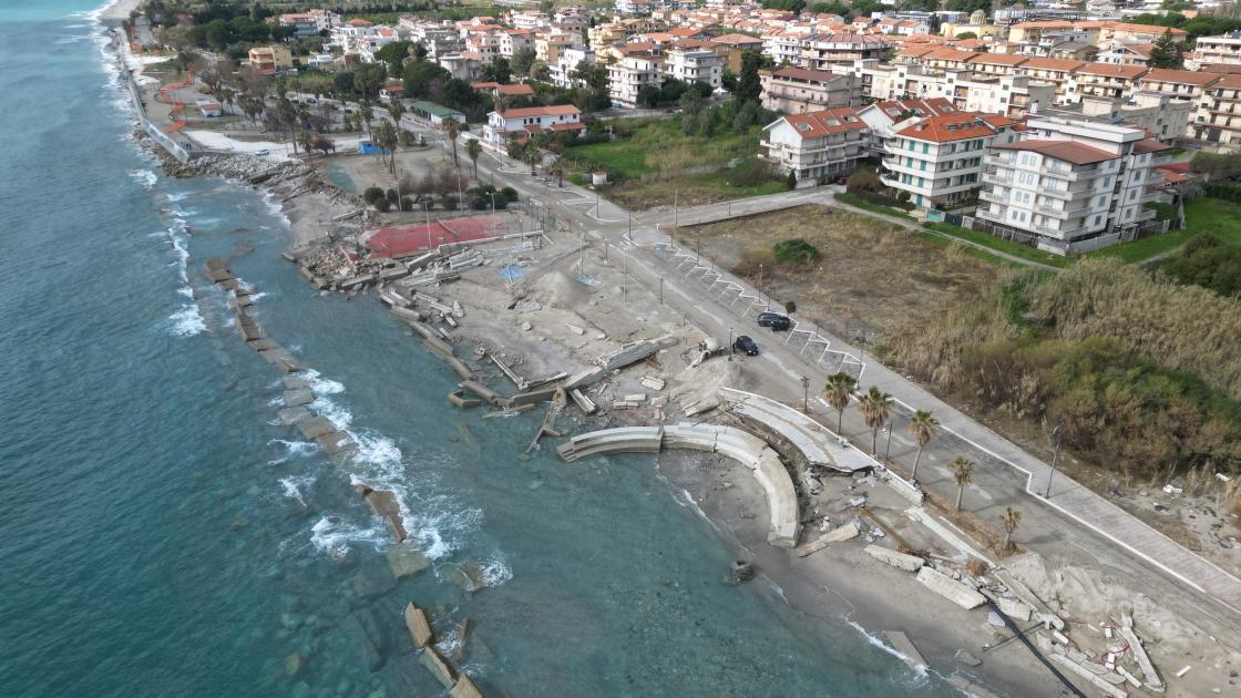 Ciclone Harry, Caulonia chiede 16,6 milioni di euro per il lungomare