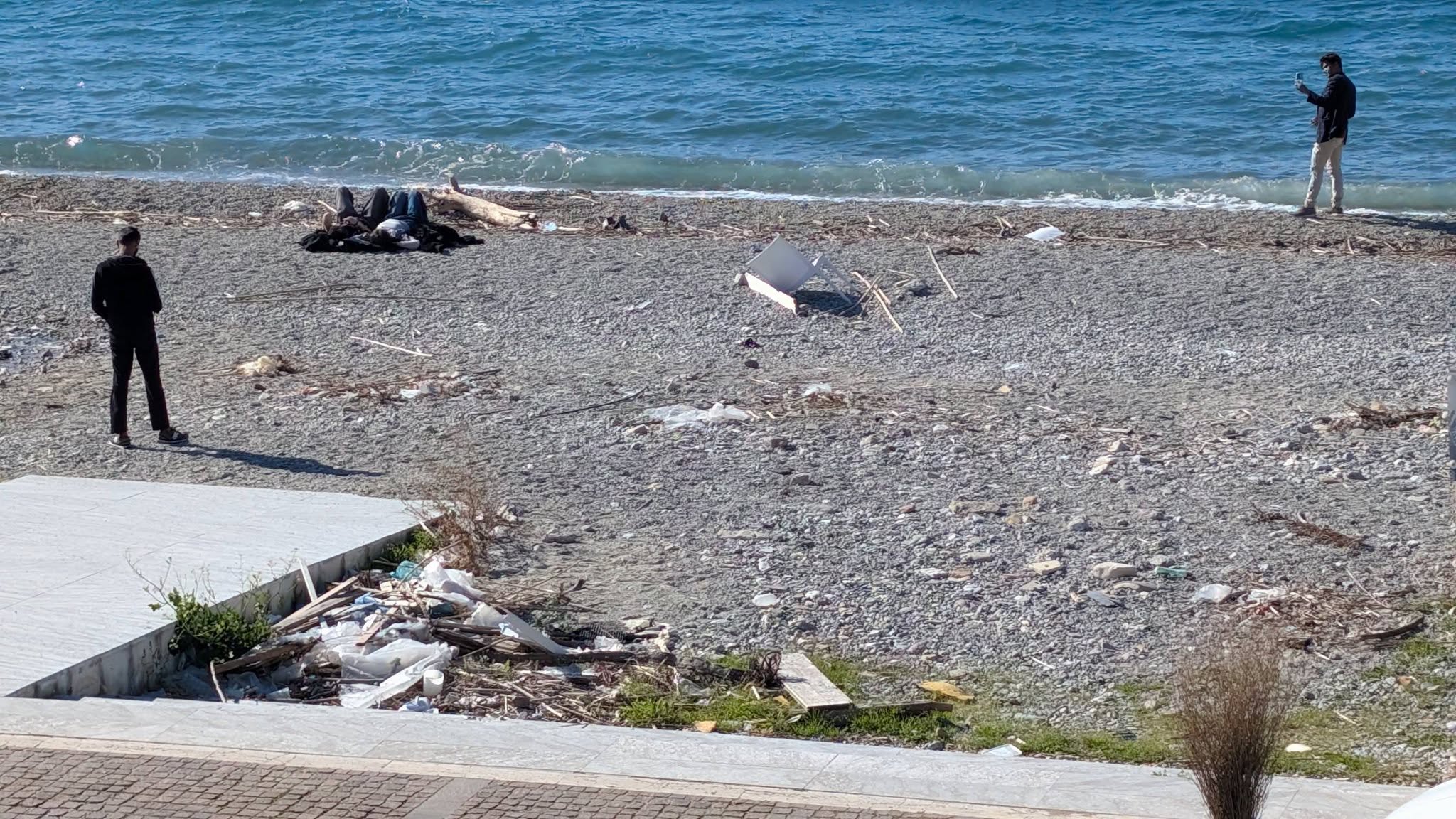 degrado spiaggia via marina