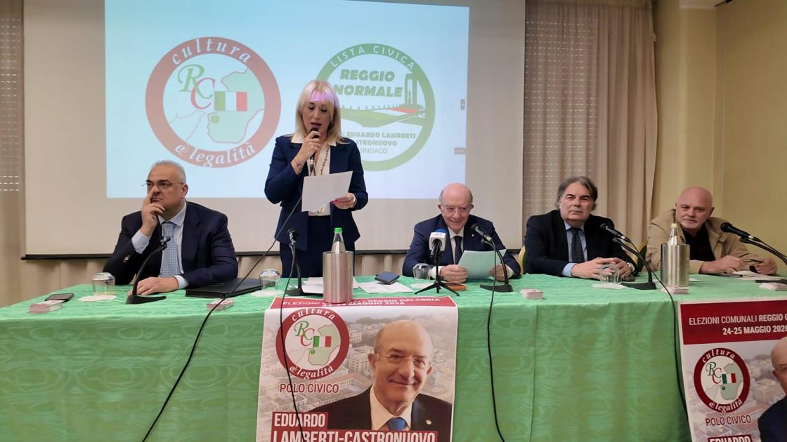 Comunali Reggio, presentate le due liste di Lamberti Castronuovo: tutti i nomi