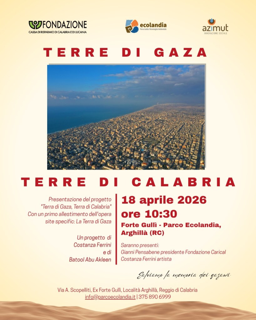 mostra terre di gaza ecolandia